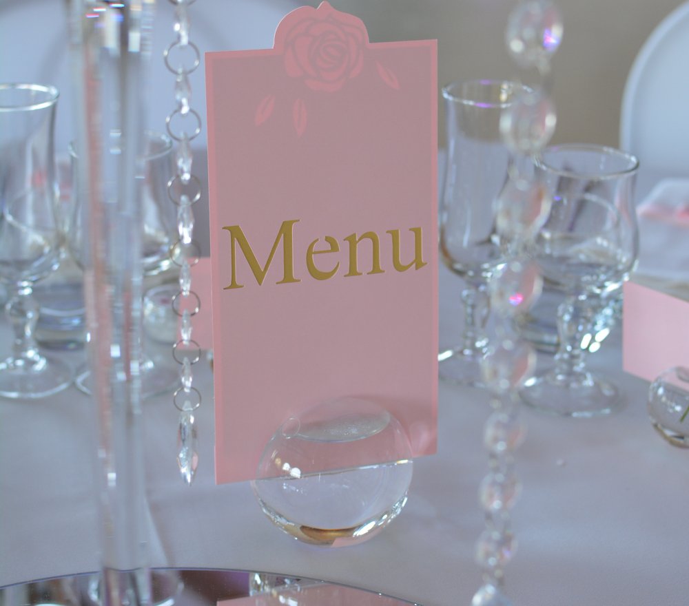 menu mariage